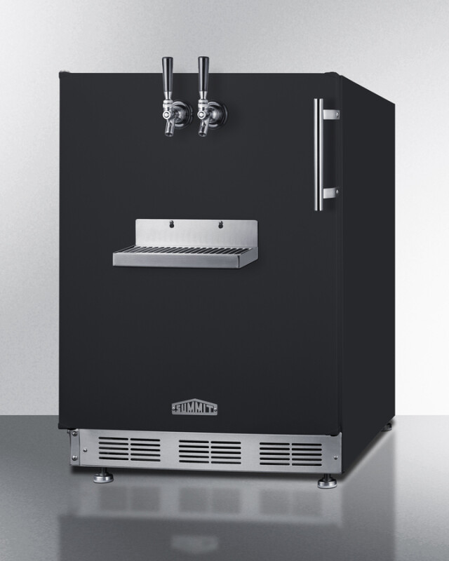 24" Wide Front Tap Built-In Cold Brew Coffee Kegerator SBC58BFRTPCFLHD