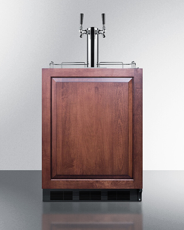24" Wide Built-In Cold Brew Coffee Kegerator, ADA Compliant (Panel Not Included) SBC58BLBIADAIFCFTWIN
