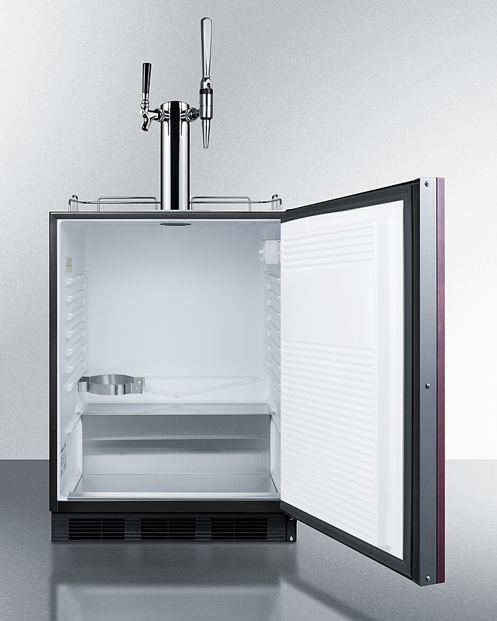 24" Wide Built-In Coffee Kegerator, ADA Compliant (Panel Not Included) SBC58BLBIADAIFCMTWIN