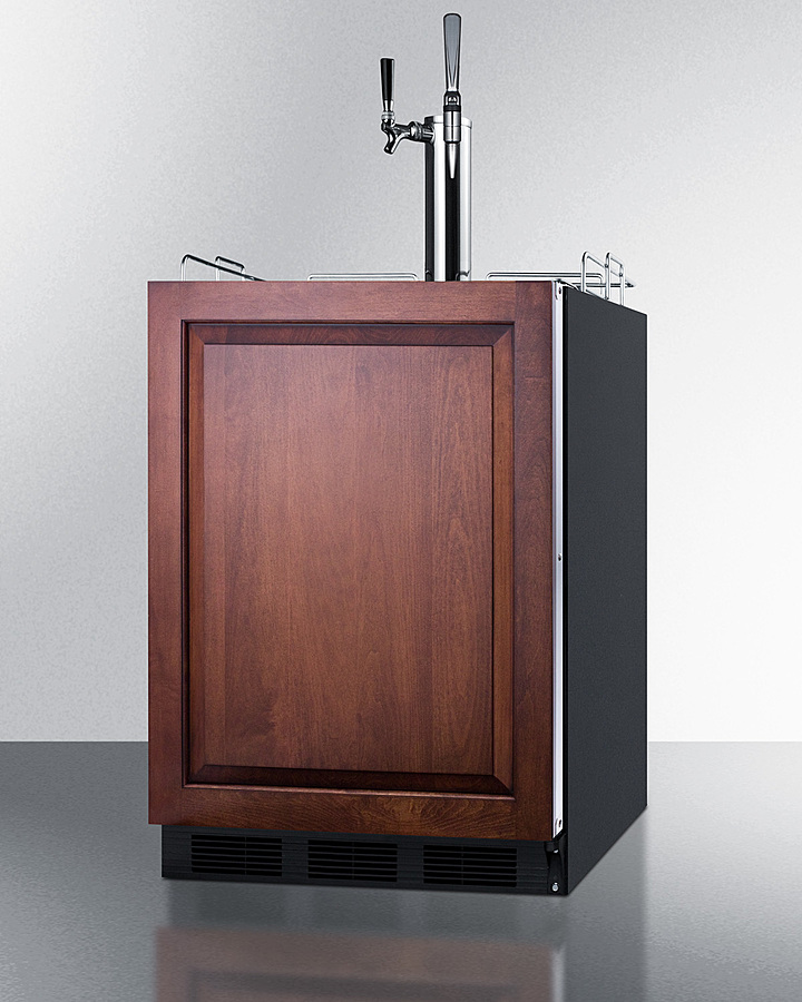 24" Wide Built-In Coffee Kegerator, ADA Compliant (Panel Not Included) SBC58BLBIADAIFCMTWIN
