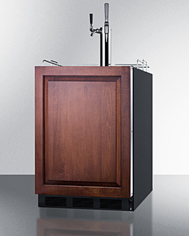 24" Wide Built-In Coffee Kegerator, ADA Compliant (Panel Not Included) SBC58BLBIADAIFCMTWIN