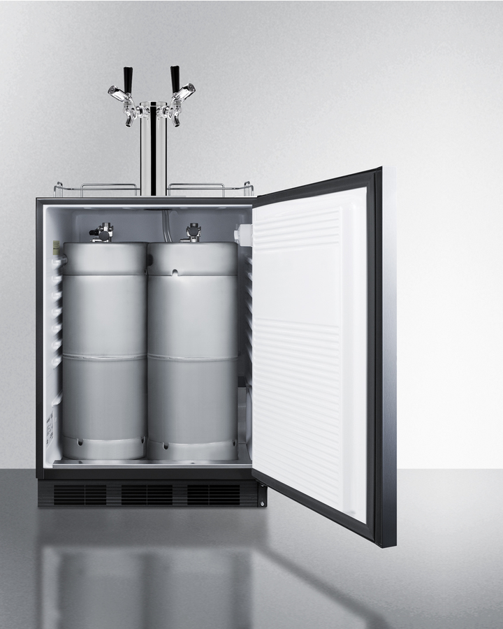 24" Wide Built-In Kegerator, ADA Compliant SBC58BLBIADALOCK