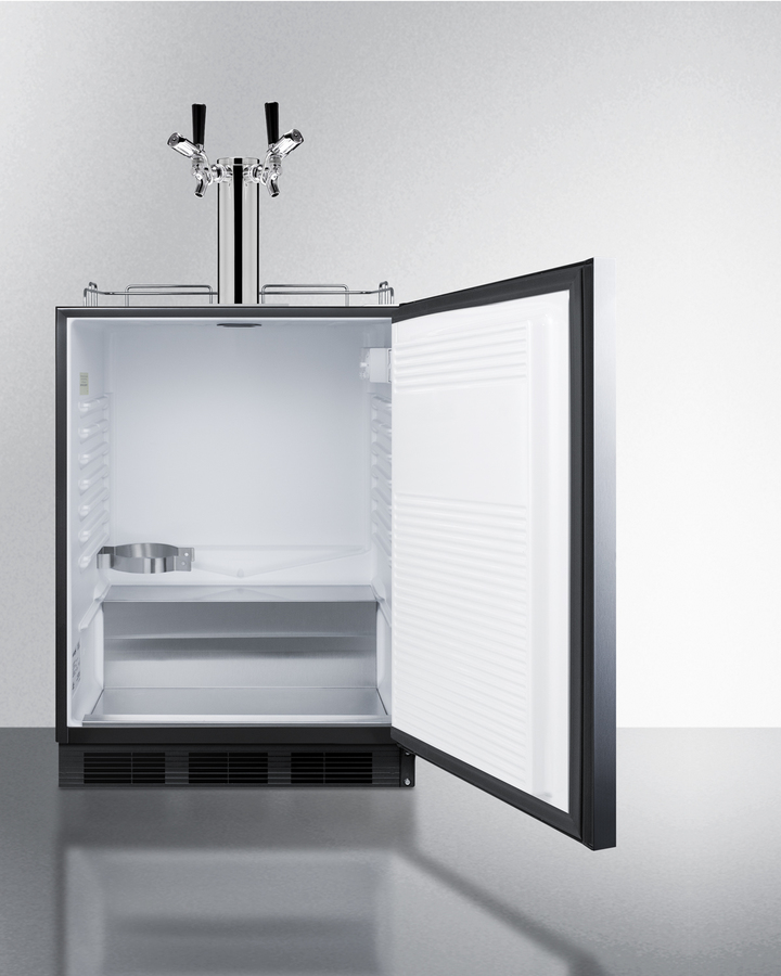 24" Wide Built-In Kegerator, ADA Compliant SBC58BLBIADALOCK