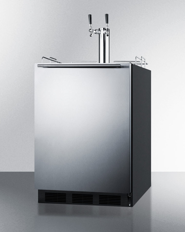 24" Wide Built-In Kegerator, ADA Compliant SBC58BLBIADALOCK