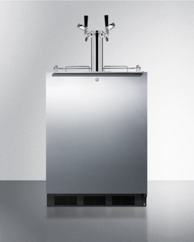 24" Wide Built-In Kegerator, ADA Compliant SBC58BLBIADALOCK