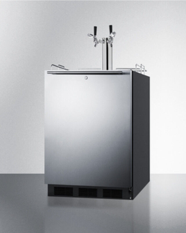 24" Wide Built-In Kegerator, ADA Compliant SBC58BLBIADALOCK