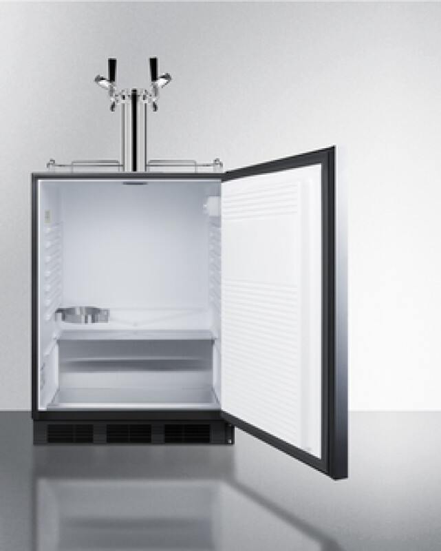 24" Wide Built-In Kegerator, ADA Compliant SBC58BLBIADALOCK
