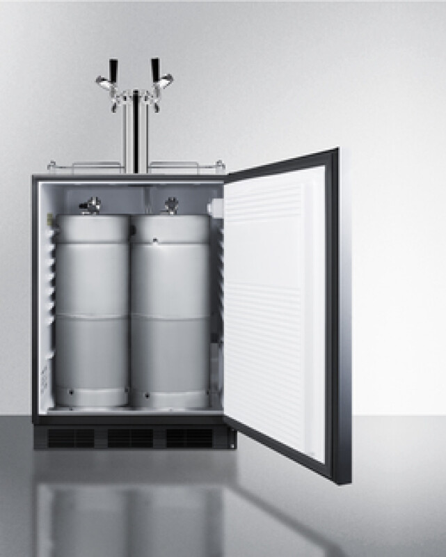 24" Wide Built-In Kegerator, ADA Compliant SBC58BLBIADALOCK
