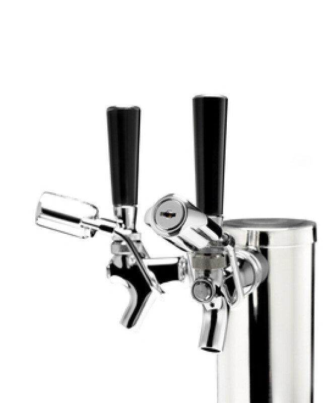 24" Wide Built-In Kegerator, ADA Compliant SBC58BLBIADALOCK