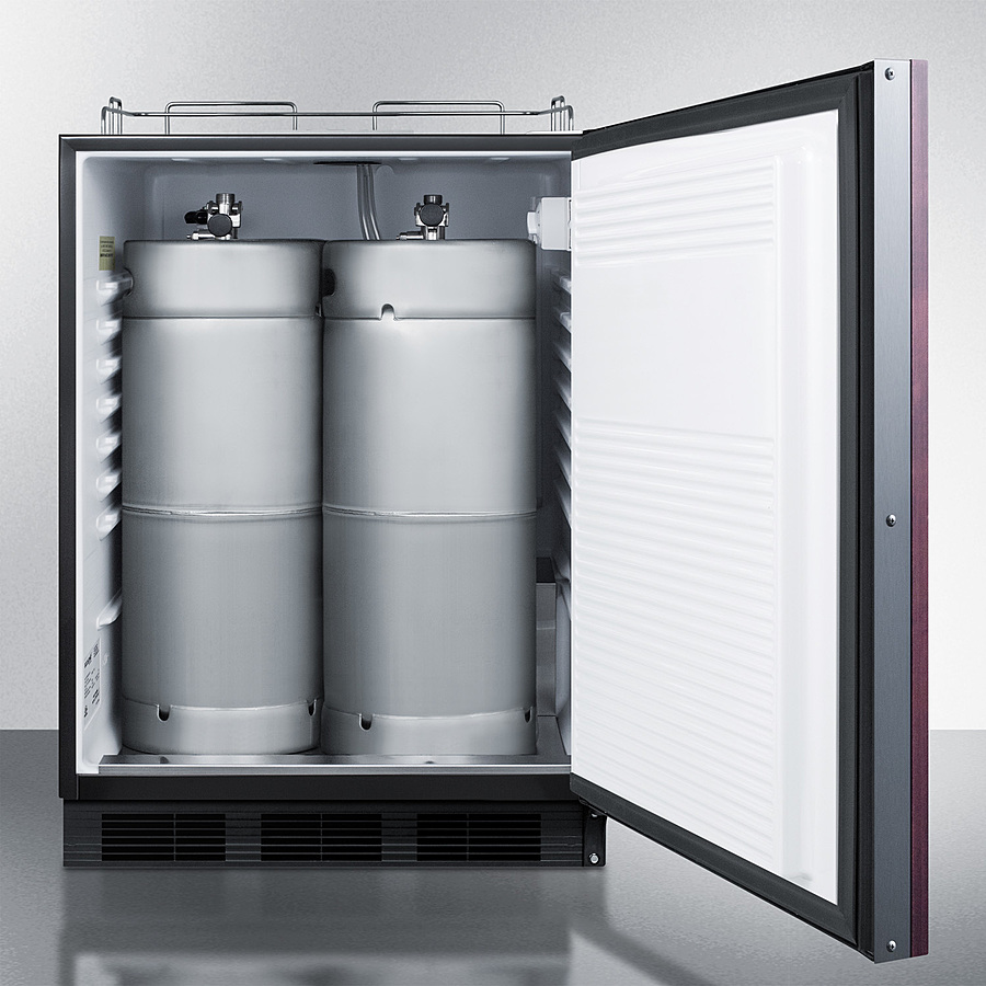 24" Wide Built-In Kegerator, ADA Compliant (Panel Not Included) SBC58BLBIADANKIF