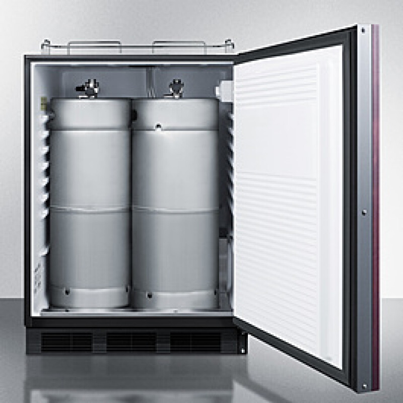 24" Wide Built-In Kegerator, ADA Compliant (Panel Not Included) SBC58BLBIADANKIF