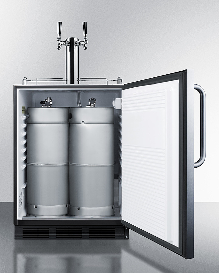 24" Wide Built-In Kegerator, ADA Compliant SBC58BLBICSSADA