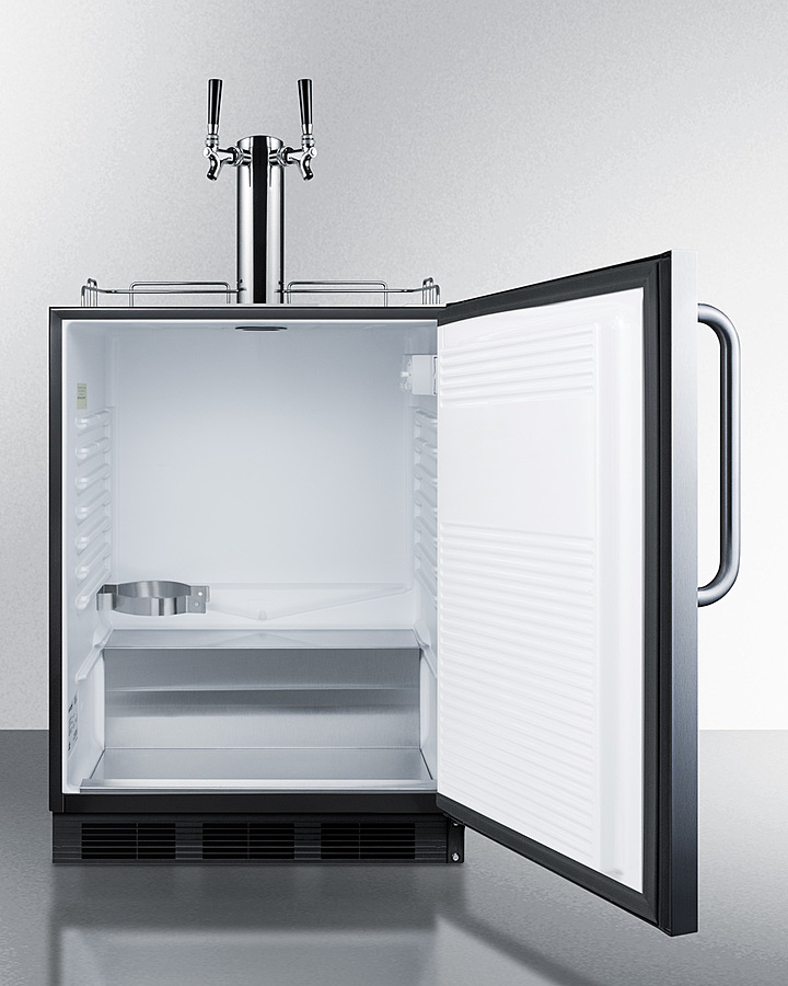 24" Wide Built-In Kegerator, ADA Compliant SBC58BLBICSSADA