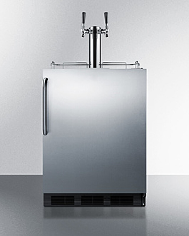 24" Wide Built-In Kegerator, ADA Compliant SBC58BLBICSSADA
