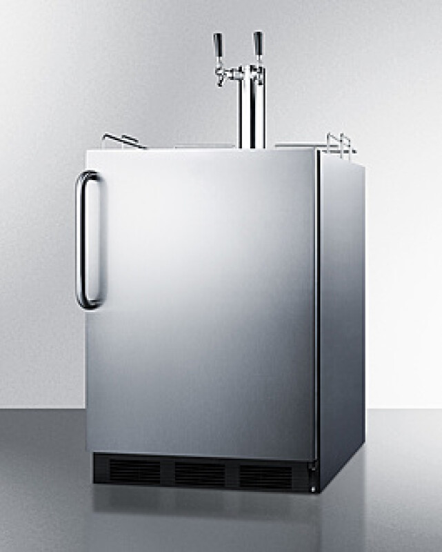 24" Wide Built-In Kegerator, ADA Compliant SBC58BLBICSSADA