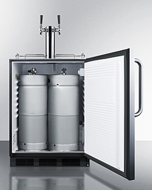 24" Wide Built-In Kegerator, ADA Compliant SBC58BLBICSSADA