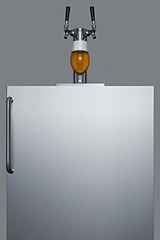24" Wide Built-In Kegerator, ADA Compliant SBC58BLBICSSADA