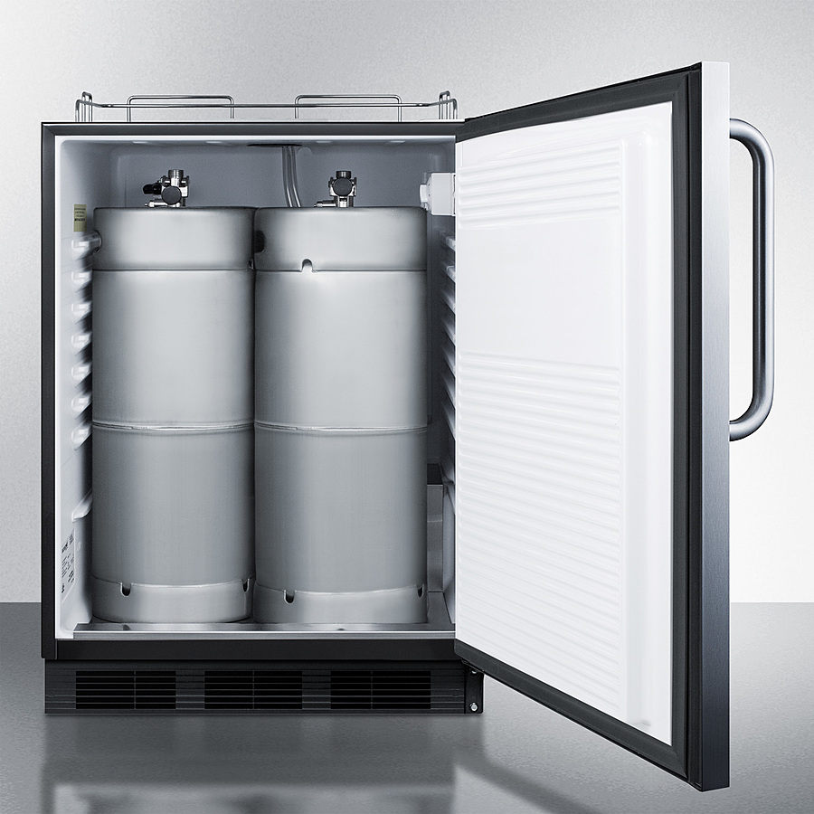 24" Wide Built-In Kegerator, ADA Compliant SBC58BLBICSSADANK