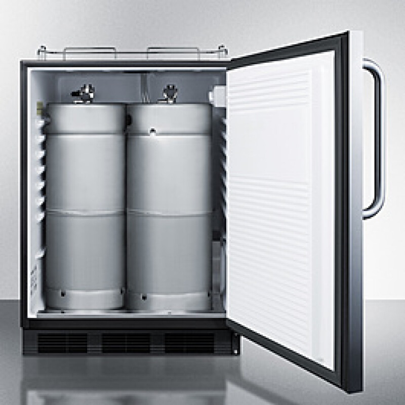 24" Wide Built-In Kegerator, ADA Compliant SBC58BLBICSSADANK