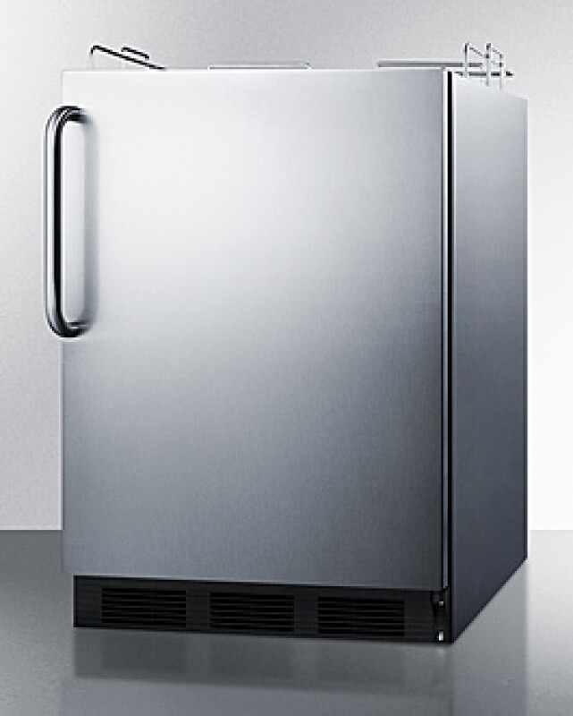 24" Wide Built-In Kegerator, ADA Compliant SBC58BLBICSSADANK