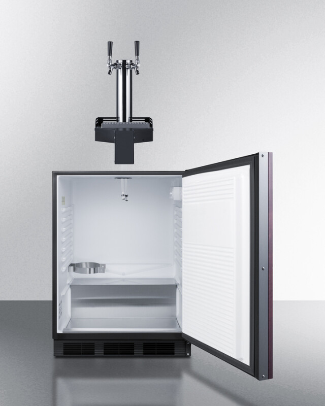 24" Wide Built-In Floating Tap Beer Kegerator, ADA-Compliant SBC58BLIFFLTWADA