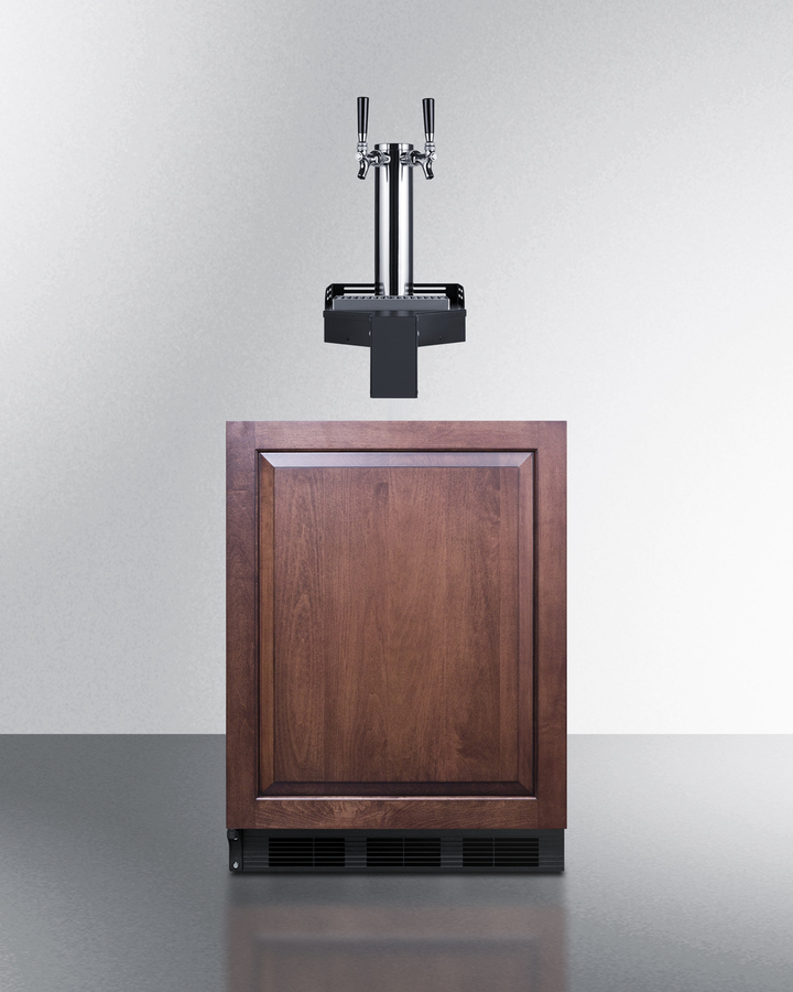 24" Wide Built-In Floating Tap Beer Kegerator, ADA-Compliant SBC58BLIFFLTWADALHD