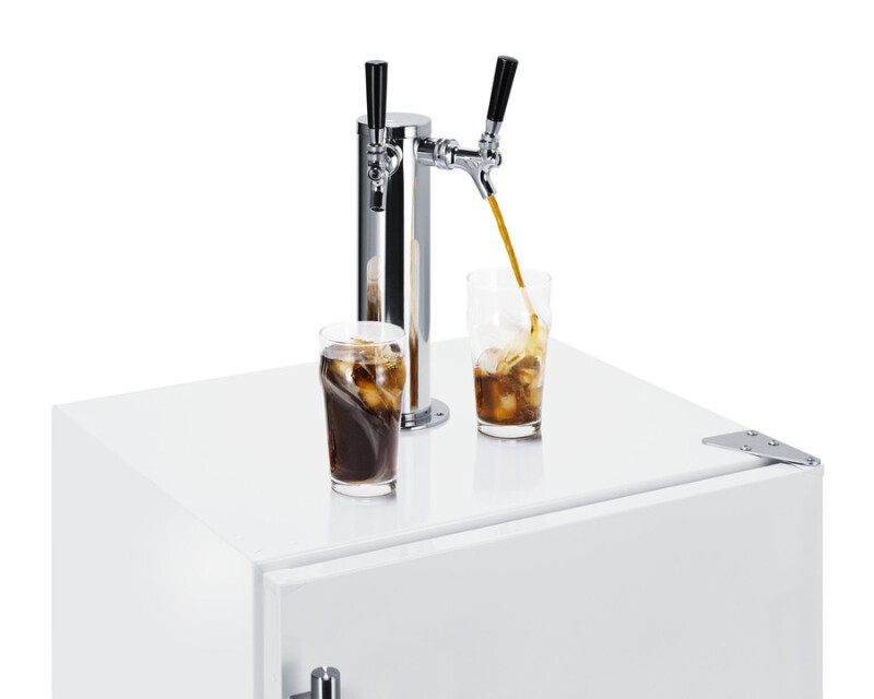24" Wide Built-In Cold Brew Coffee Kegerator, ADA Compliant SBC58WHBIADACFTWIN