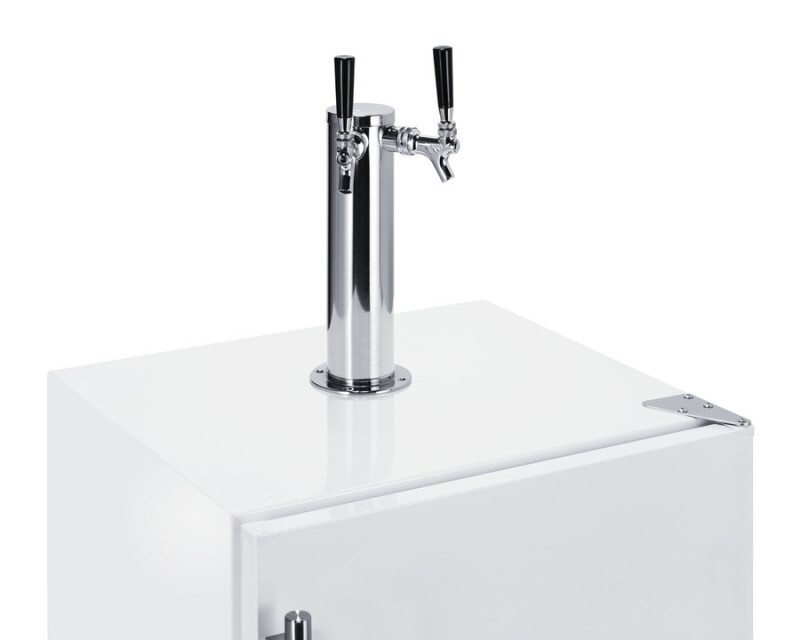 24" Wide Built-In Cold Brew Coffee Kegerator, ADA Compliant SBC58WHBIADACFTWIN