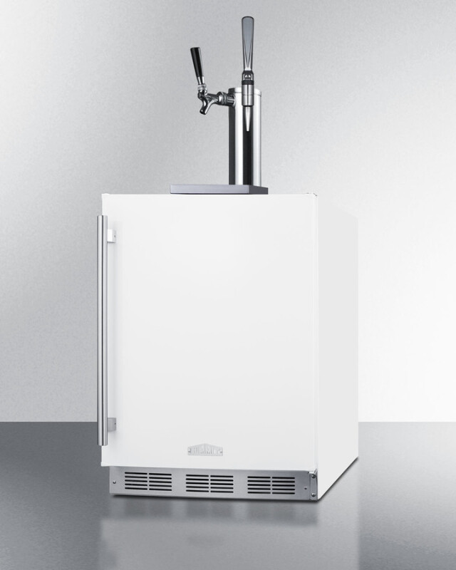 24" Wide Built-In Coffee Kegerator, ADA Compliant SBC58WHBIADACMTWIN