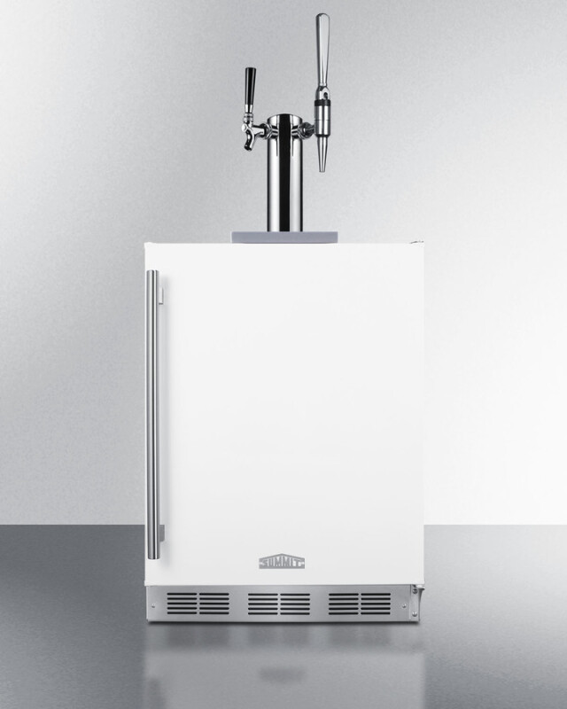 24" Wide Built-In Coffee Kegerator, ADA Compliant SBC58WHBIADACMTWIN