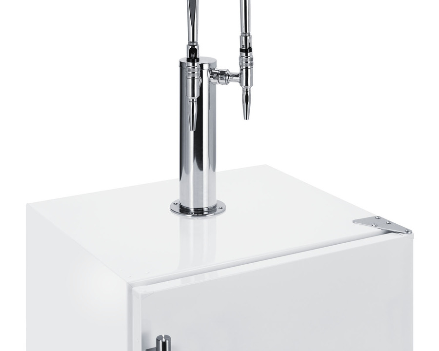 24" Wide Built-In Nitro Coffee Kegerator, ADA Compliant SBC58WHBIADANCFTWIN