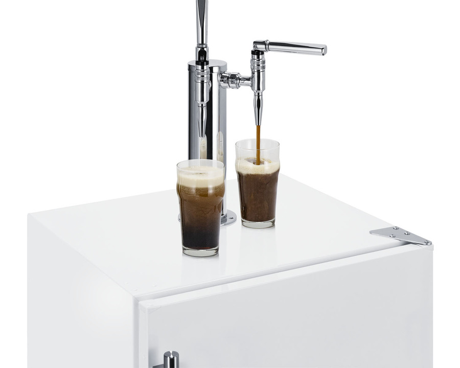 24" Wide Built-In Nitro Coffee Kegerator, ADA Compliant SBC58WHBIADANCFTWIN