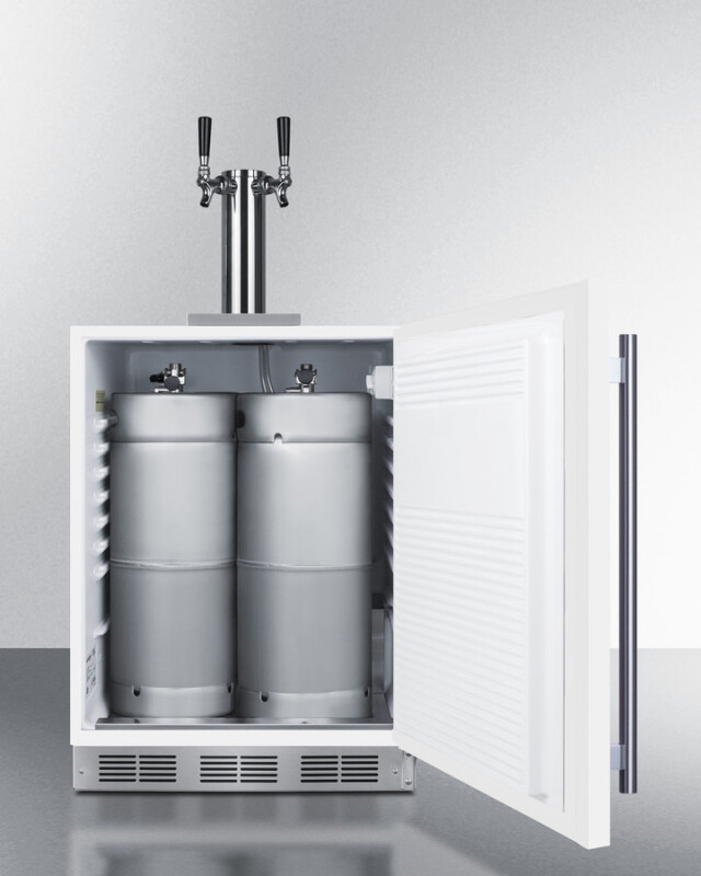 24" Wide Built-In Wine Kegerator, ADA Compliant SBC58WHBIADAWKDTWIN