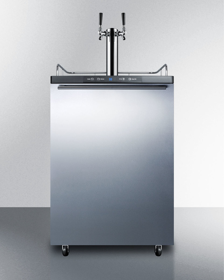 24" Wide Kegerator SBC635M7SSHHTWIN