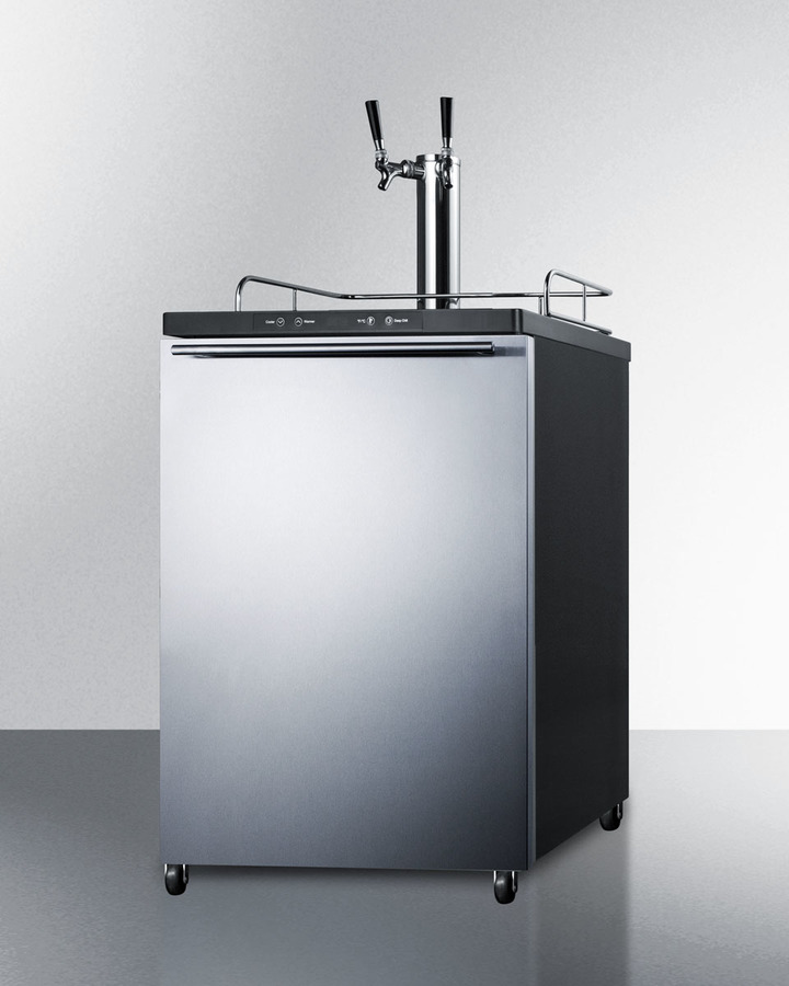 24" Wide Built-In Kegerator SBC635MBI7SSHHTWIN