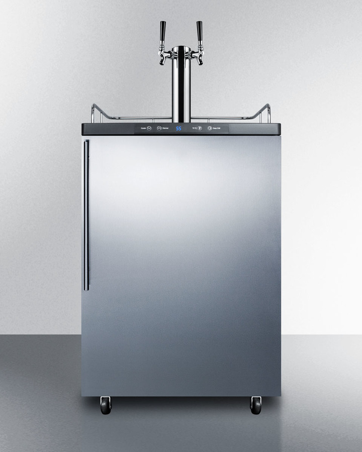 24" Wide Built-In Kegerator SBC635MBI7SSHVTWIN