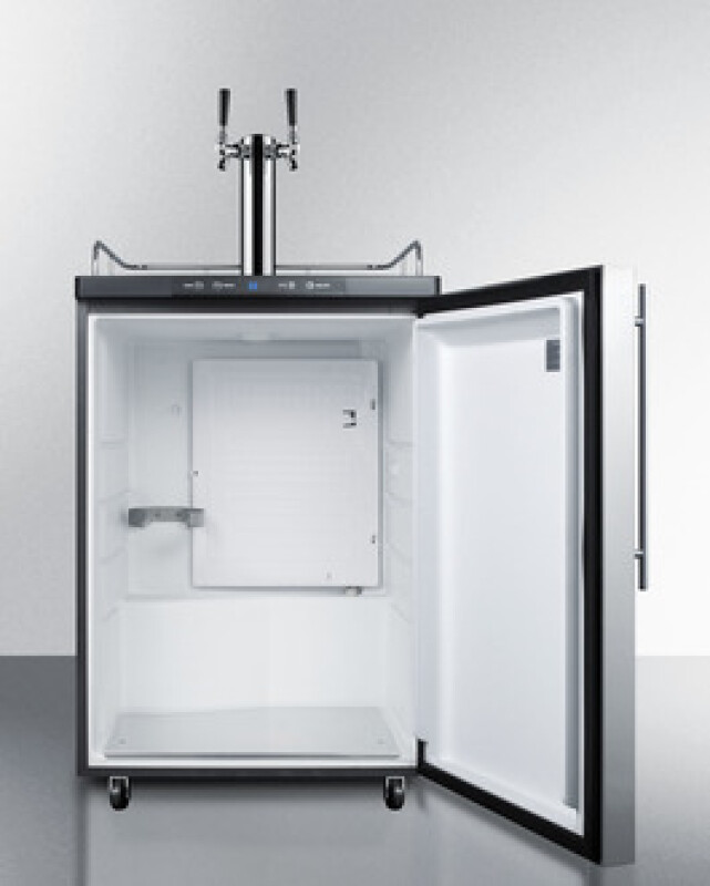 24" Wide Built-In Kegerator SBC635MBI7SSHVTWIN