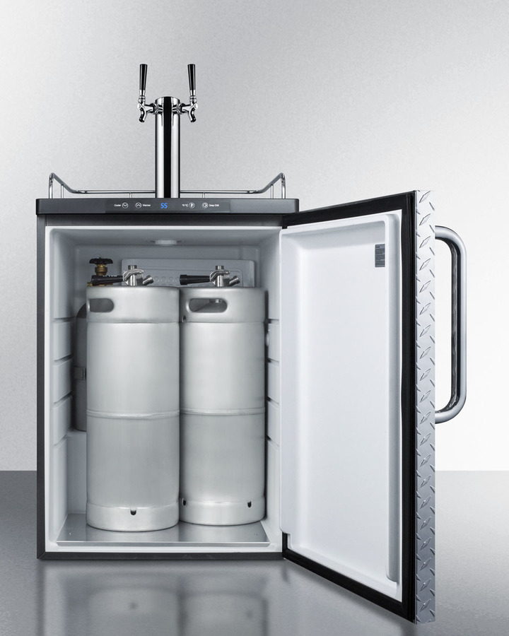 24" Wide Built-In Kegerator SBC635MBIDPLTWIN