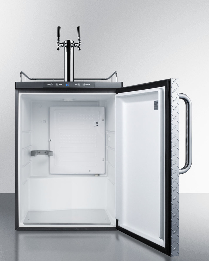 24" Wide Built-In Kegerator SBC635MBIDPLTWIN