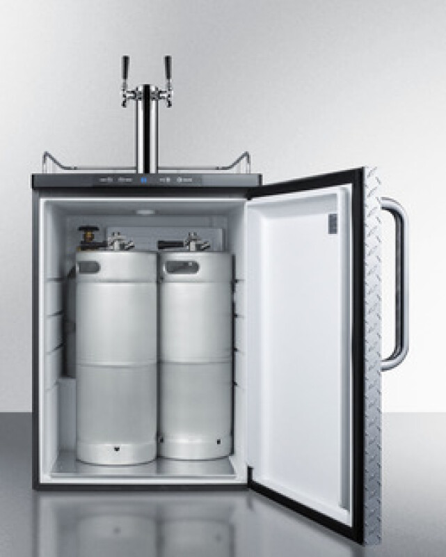 24" Wide Built-In Kegerator SBC635MBIDPLTWIN
