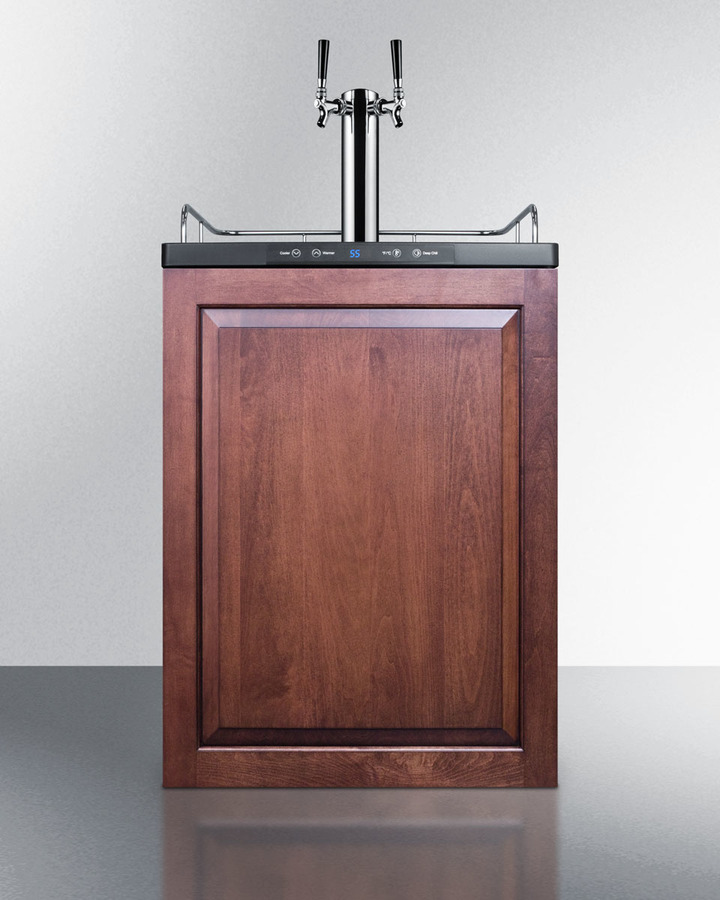 24" Wide Built-In Kegerator (Panel Not Included) SBC635MBIIFTWIN