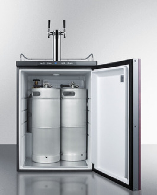 24" Wide Built-In Kegerator (Panel Not Included) SBC635MBIIFTWIN