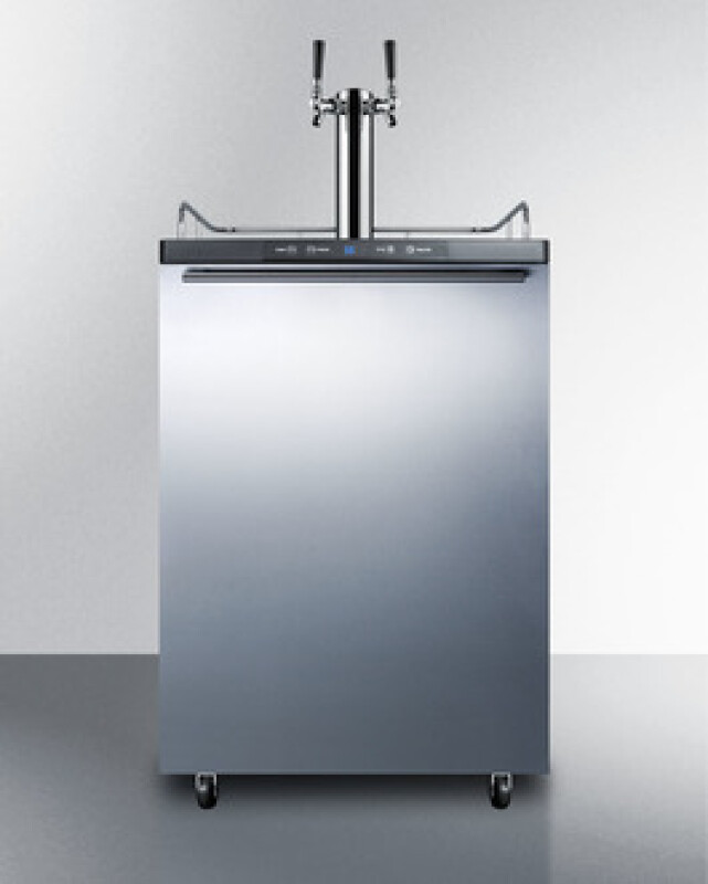 24" Wide Built-In Kegerator SBC635MBISSHHTWIN