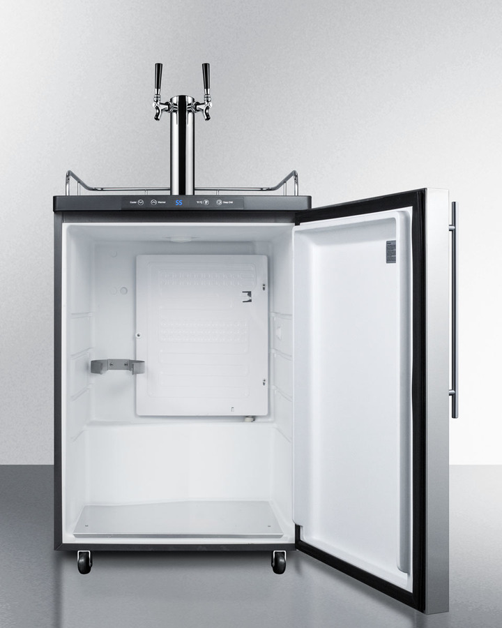 24" Wide Built-In Kegerator SBC635MBISSHVTWIN