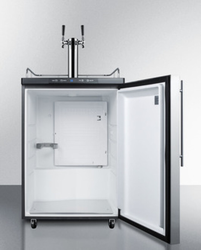 24" Wide Built-In Kegerator SBC635MBISSHVTWIN