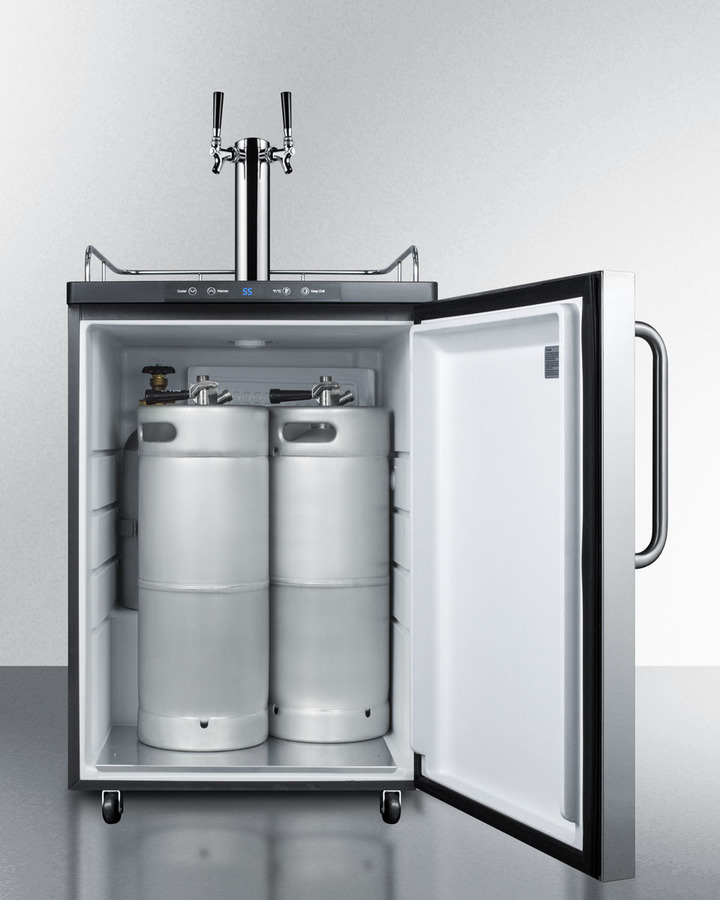 24" Wide Built-In Kegerator SBC635MBISSTBTWIN