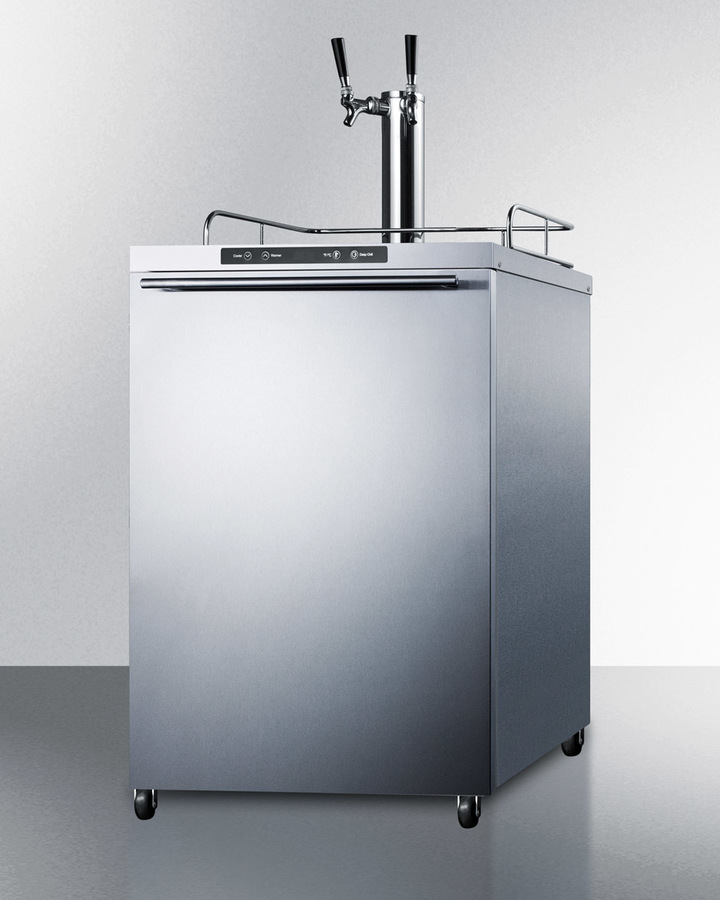 24" Wide Outdoor Kegerator SBC635MOS7HHTWIN