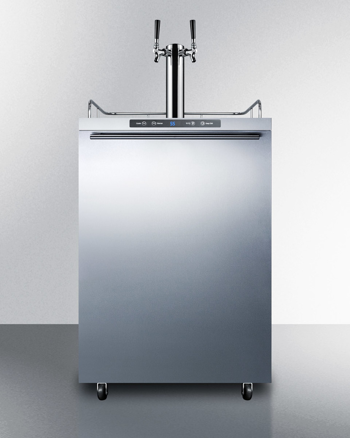 24" Wide Outdoor Kegerator SBC635MOS7HHTWIN