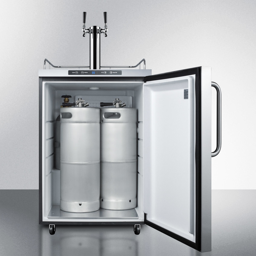 24" Wide Outdoor Kegerator SBC635MOS7TWIN