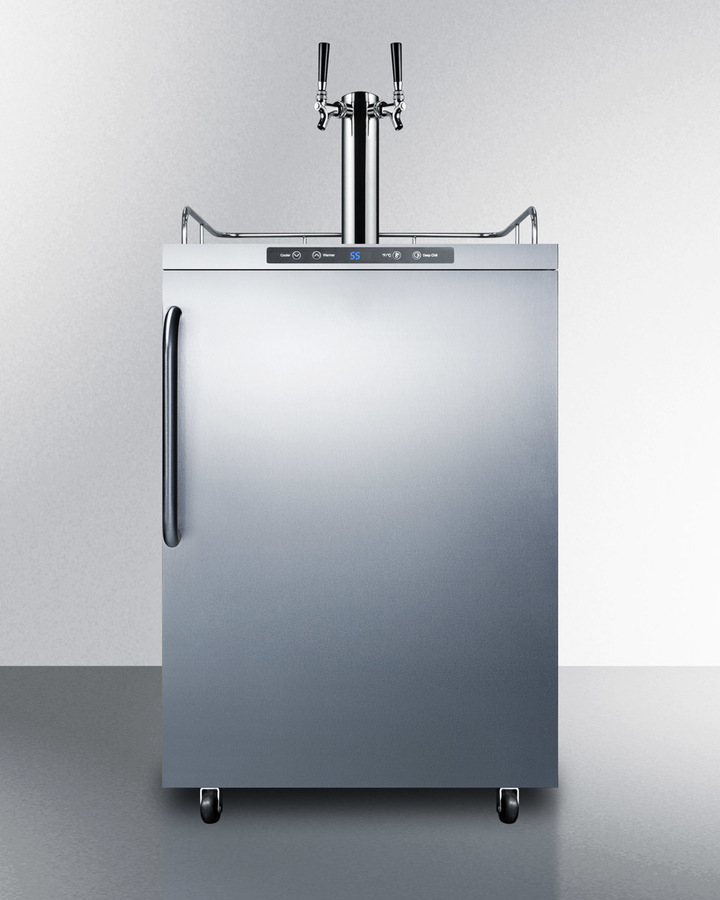 24" Wide Outdoor Kegerator SBC635MOS7TWIN